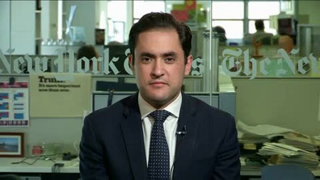 Schmidt while working for The New York Times